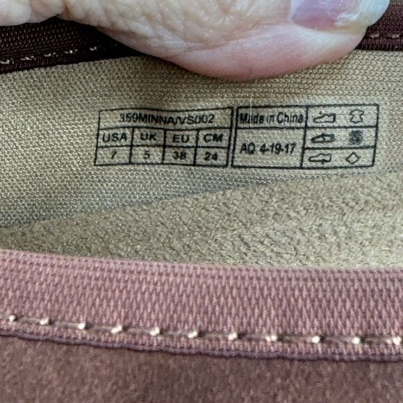 Vionic Ballet Flats Sz 7 Snake Print Cap Tie Comfort Ballerina Shoes Suede Bow - Picture 7 of 7